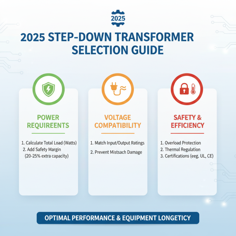 How to Choose the Right Step Down Transformer for Your Project in 2025