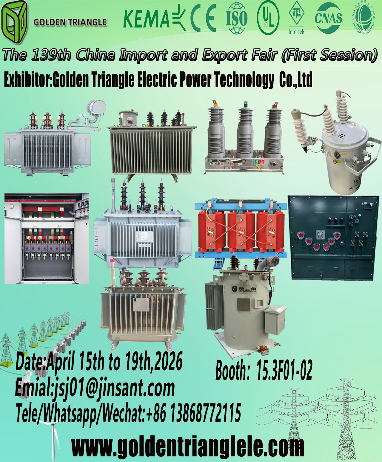 Welcome to our booth, 15.3F01-02!