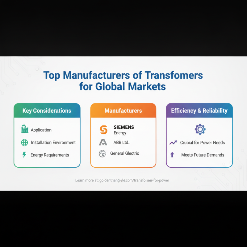 Best Transformer For Power Solutions for Global Buyers?